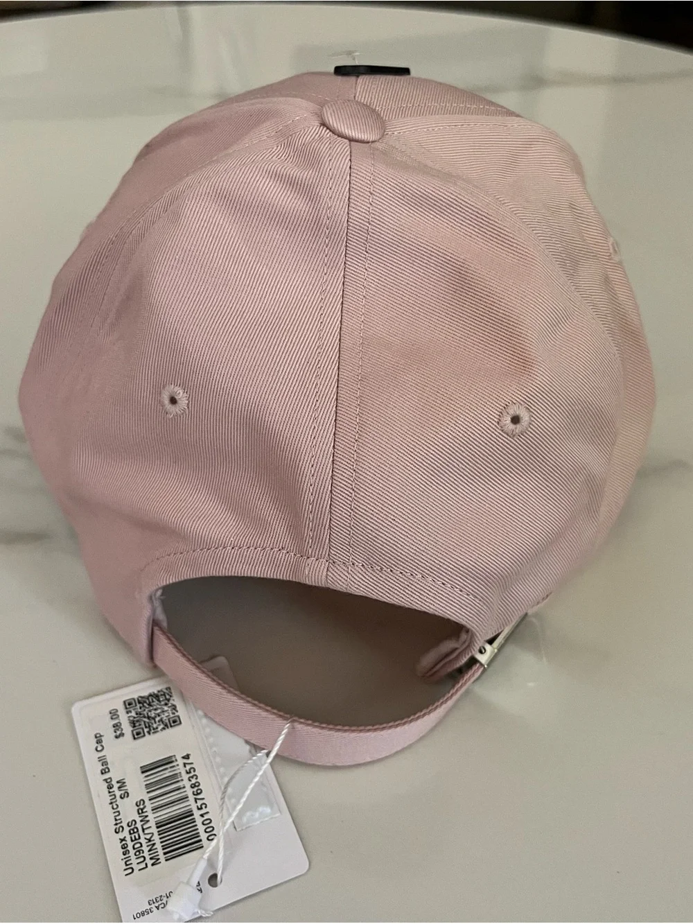 lululemon athletica Light Pink Script Logo Baseball Cap